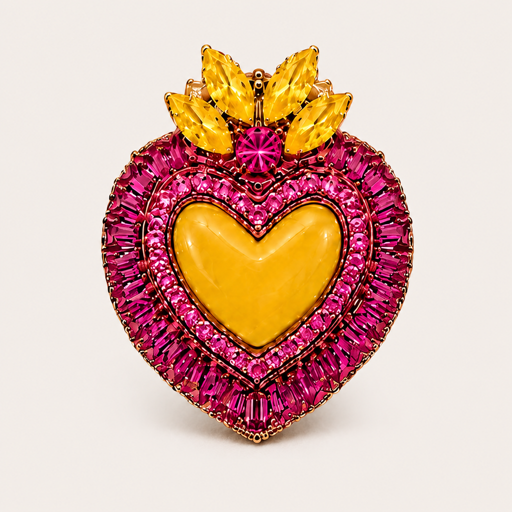 Spilla Cuore L'Ora Dorata