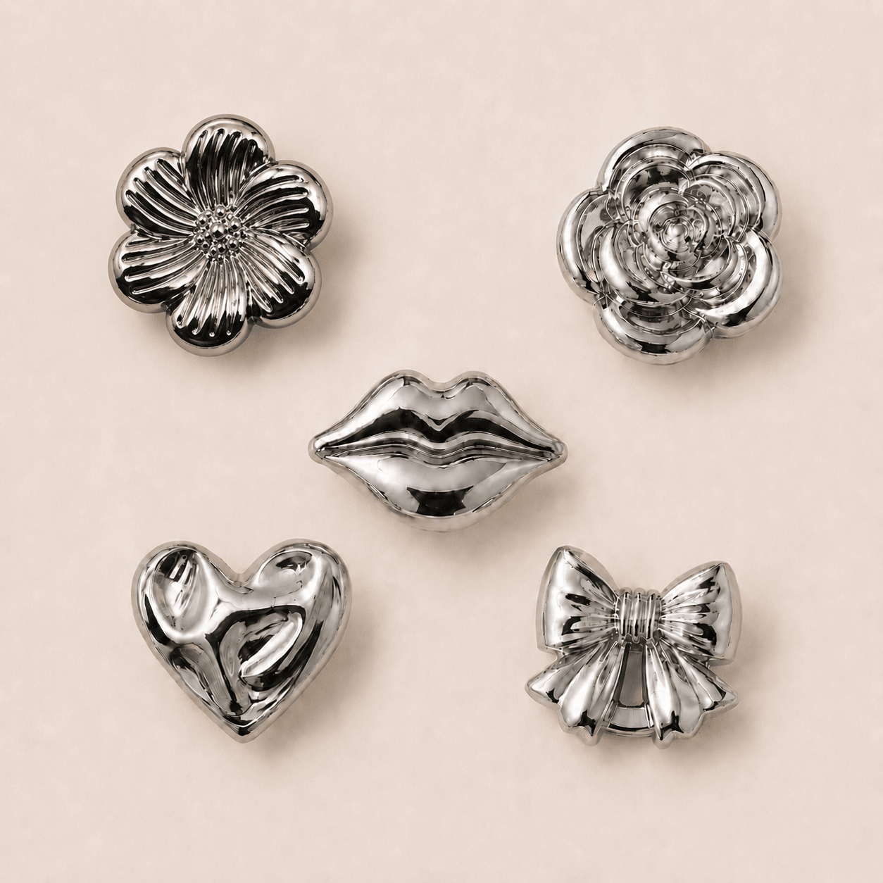 Silver Icon Set da 5 - Adorna Studio